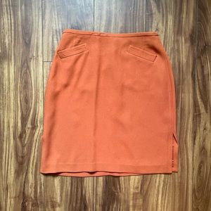 Pencil Skirt Orange